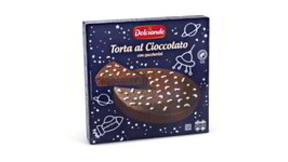 Torta al cioccolato con zuccherini