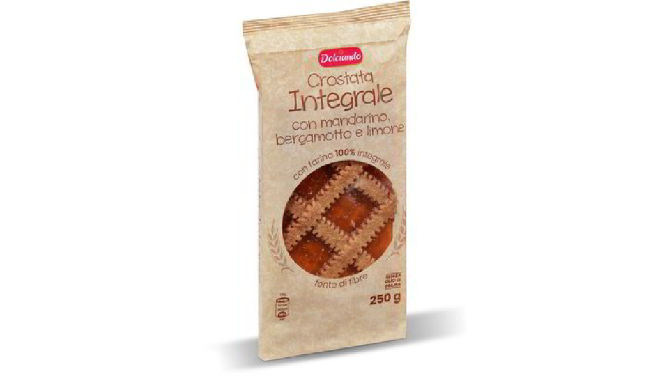 Crostata integrale con mandarino, bergamotto e limone