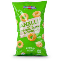 Patatine anelli gusto panna acida e cipolla