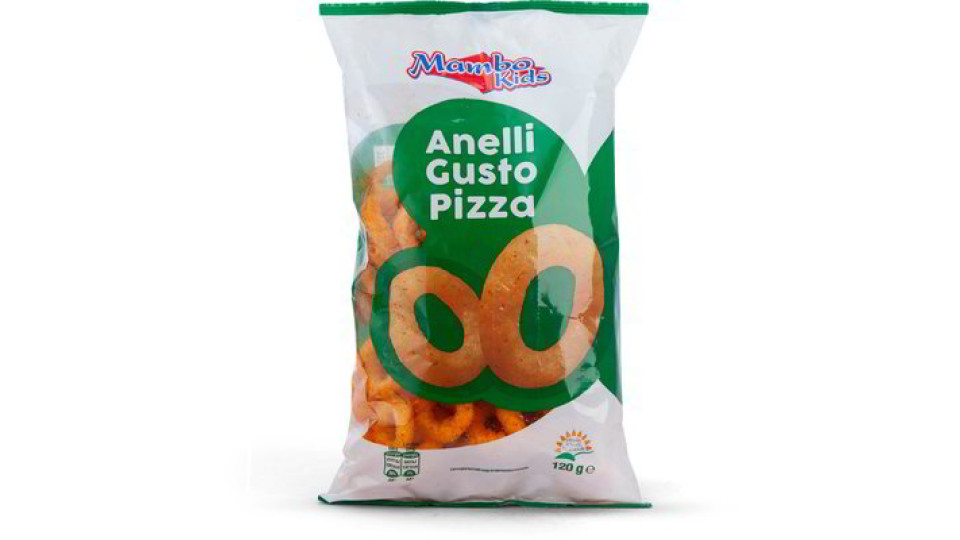 Patatine anelli gusto pizza