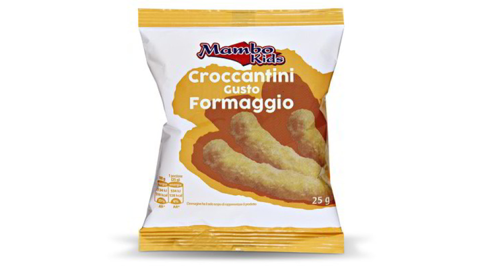 Patatine croccantini gusto formaggio