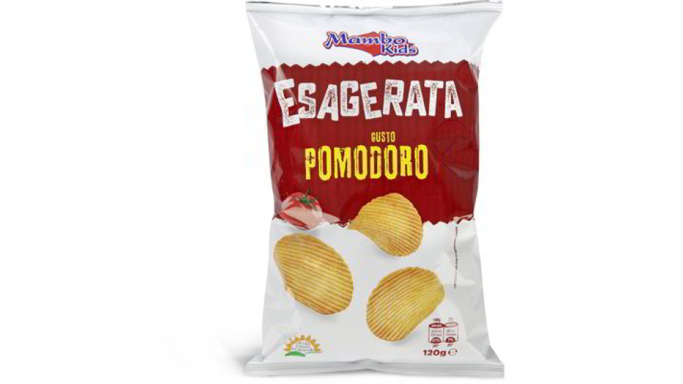 Patatine esagerata gusto pomodoro