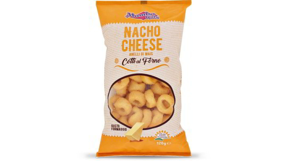 Snack anelli di mais al formaggio