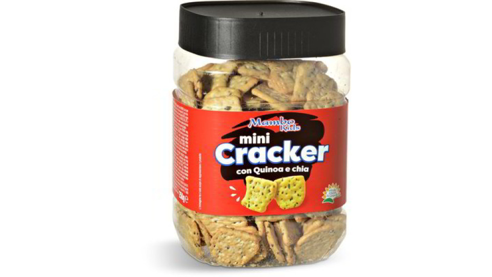 Snack mini cracker con quinoa e chia