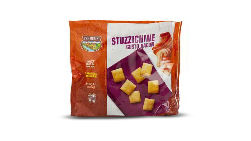 Snack stuzzichine gusto bacon 6 confezioni