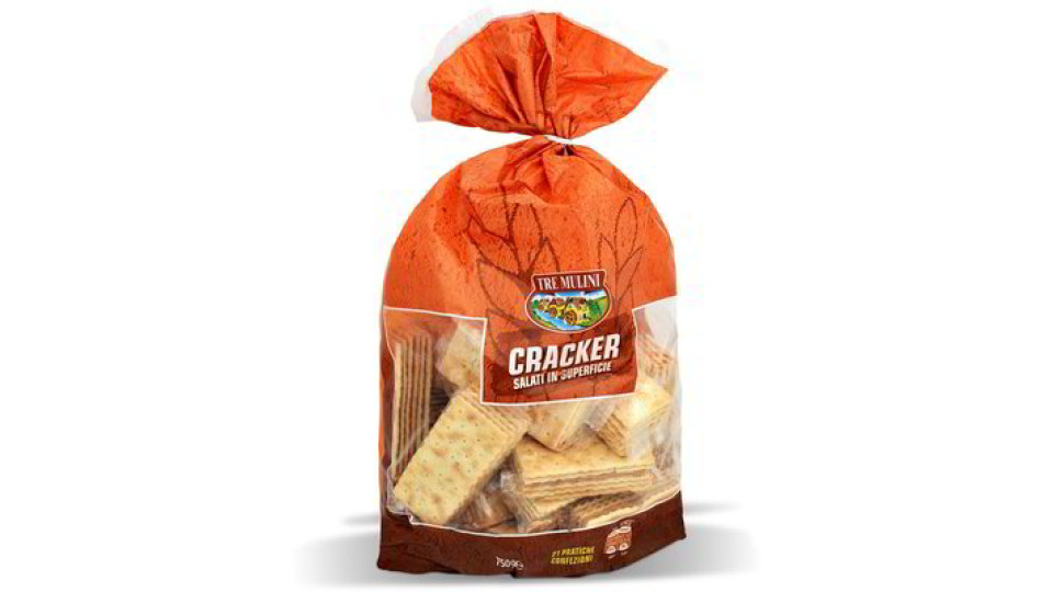 Cracker salati in superficie