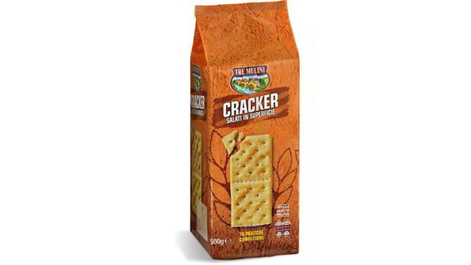Cracker salati in superficie
