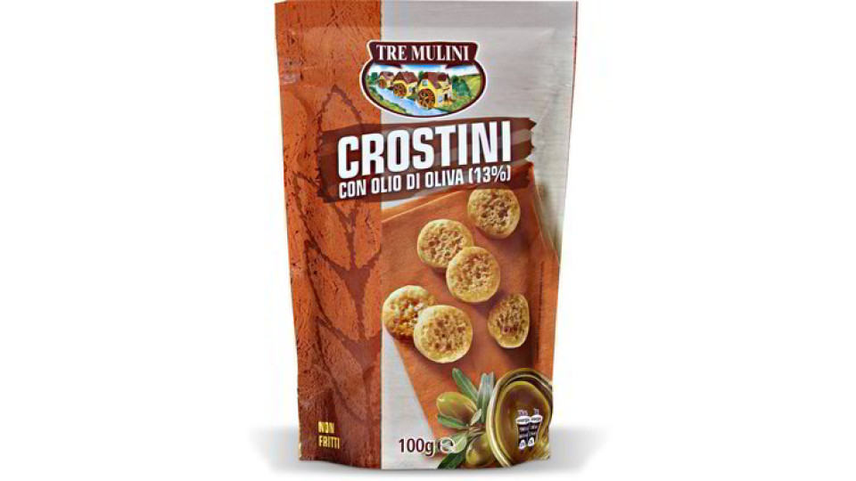 Crostini con olio di oliva