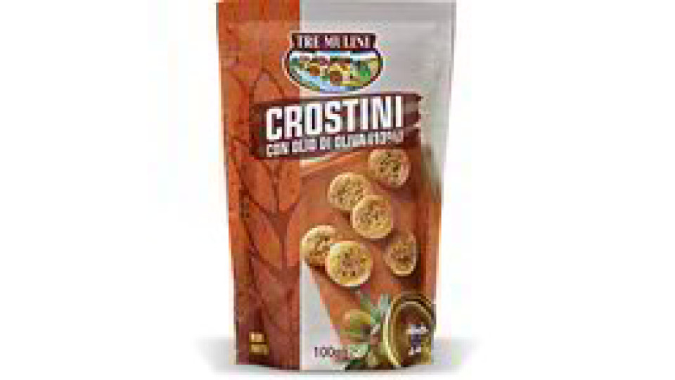 Crostini con olio di oliva