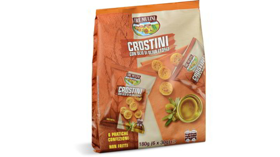 Crostini con olio di oliva 6 confezioni