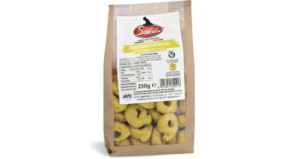 Tarallini pugliesi curcuma e zenzero