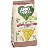 Snack mini gallette mais e legumi Bio