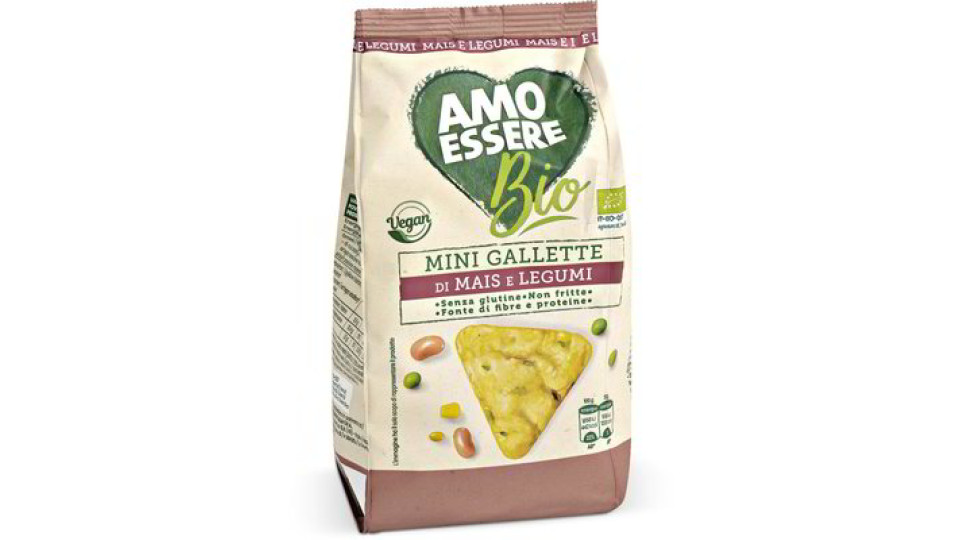 Snack mini gallette mais e legumi Bio