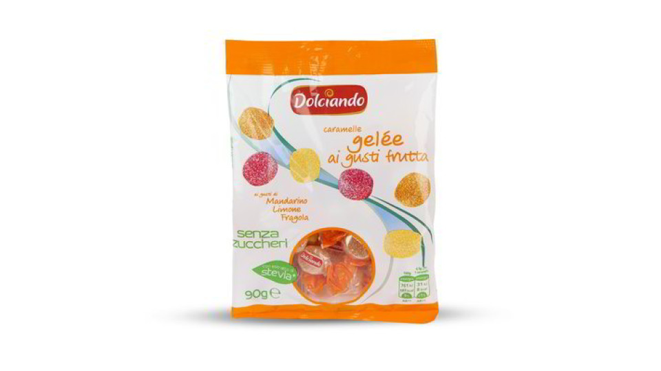 Caramelle gelée senza zucchero alla frutta