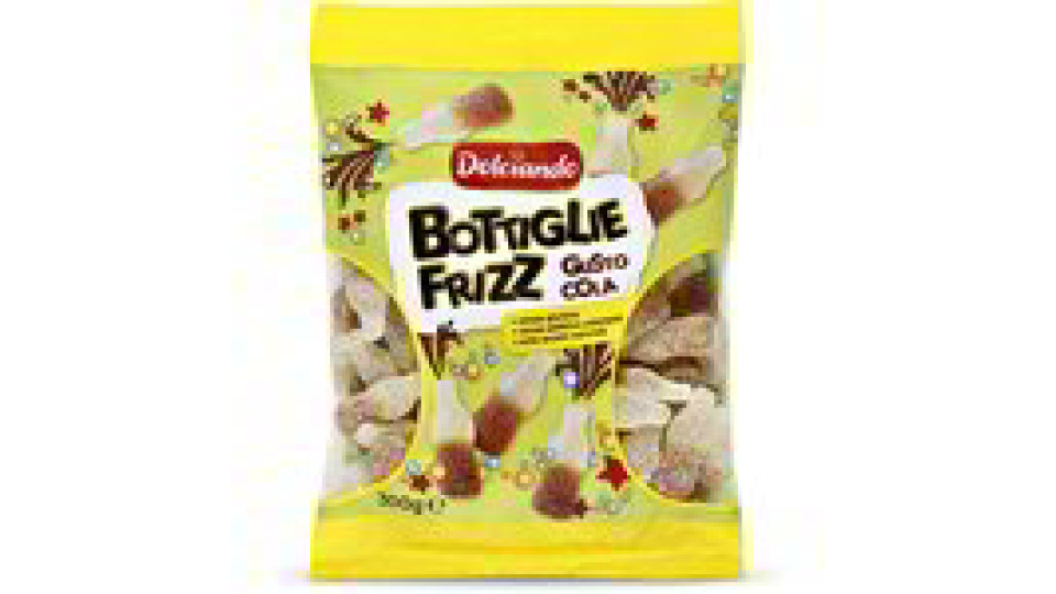 Caramelle gommose bottiglie frizz gusto cola