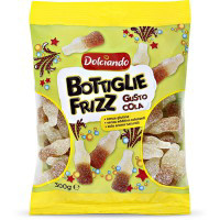 Caramelle gommose bottiglie frizz gusto cola