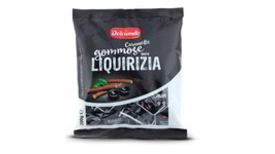 Caramelle gommose gusto liquirizia