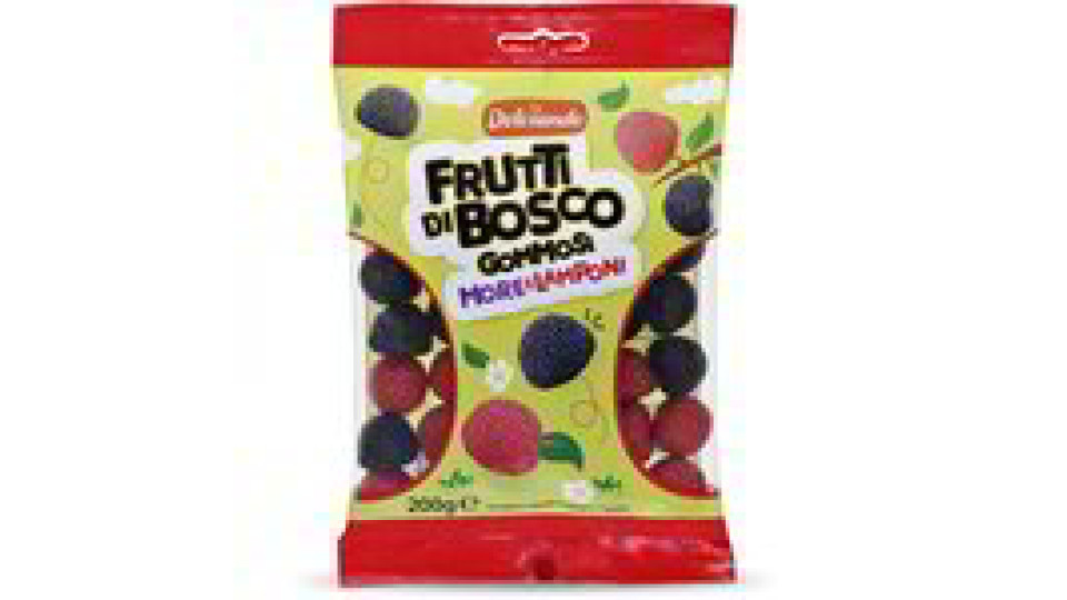 Caramelle gommose more e lamponi