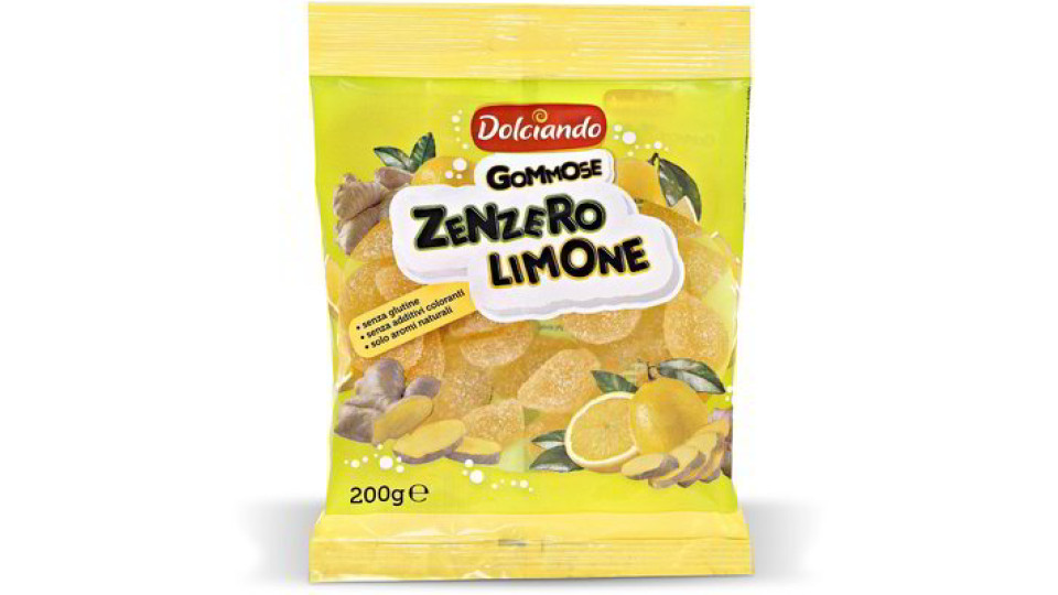 Caramelle gommose zenzero limone