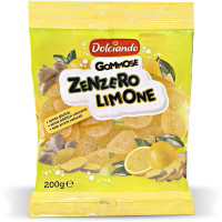 Caramelle gommose zenzero limone