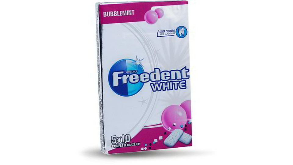 Chewing gum alla frutta e menta bubblemint