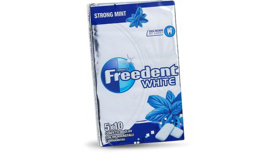 Chewing gum alla menta forte