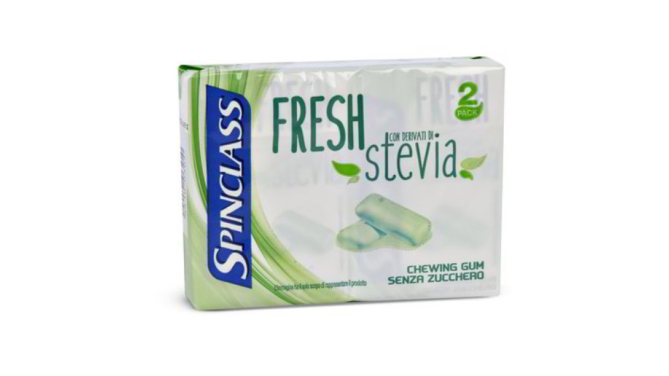 Chewing gum con stevia
