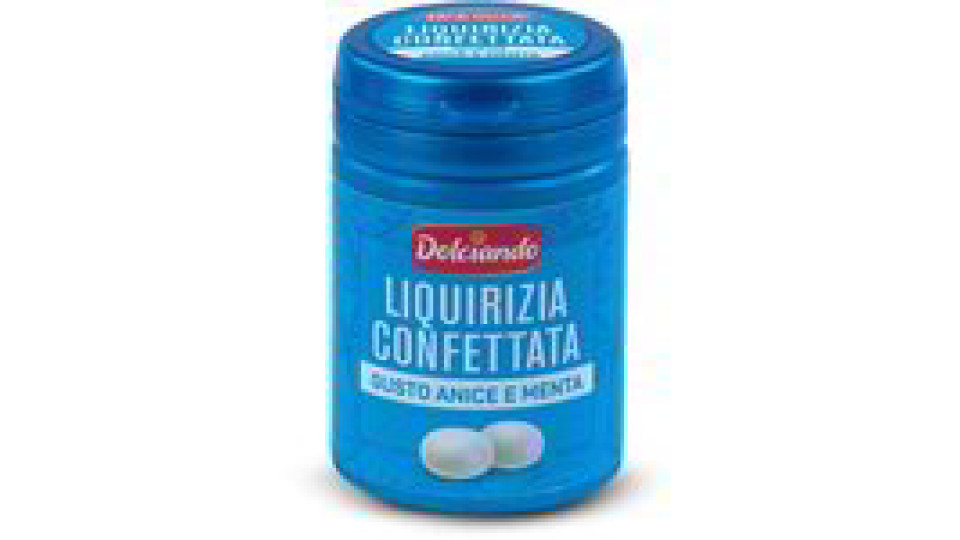 Liquirizia confettata gusto anice e menta