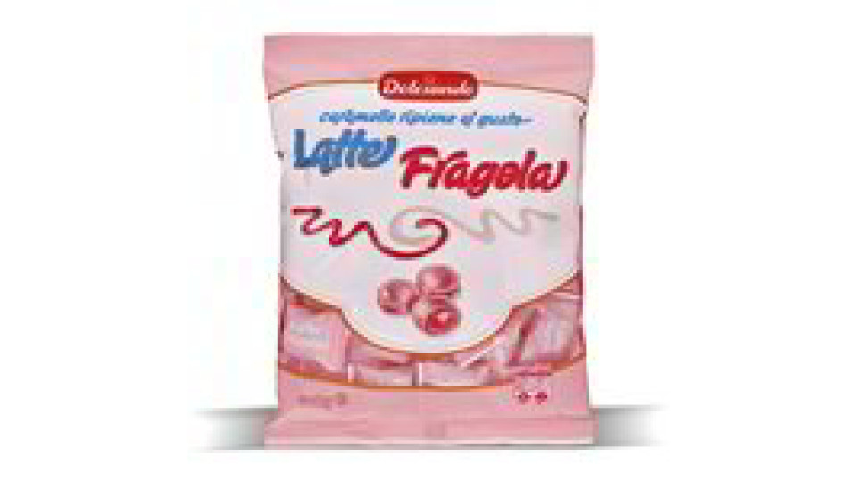 Caramelle ripiene al gusto latte fragola
