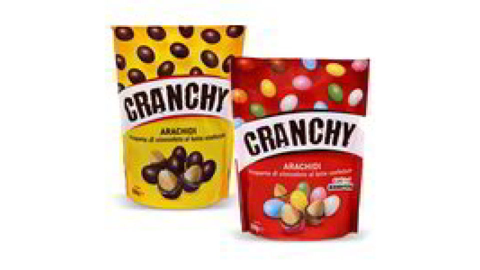 Arachidi ricoperte di cioccolato al latte confettate "Cranchy"