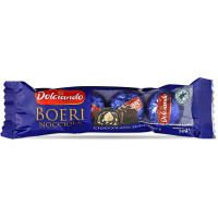 Boeri di cioccolato fondente ripieni di nocciola
