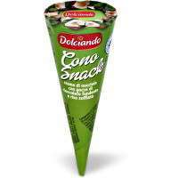Mini cono snack alla nocciola