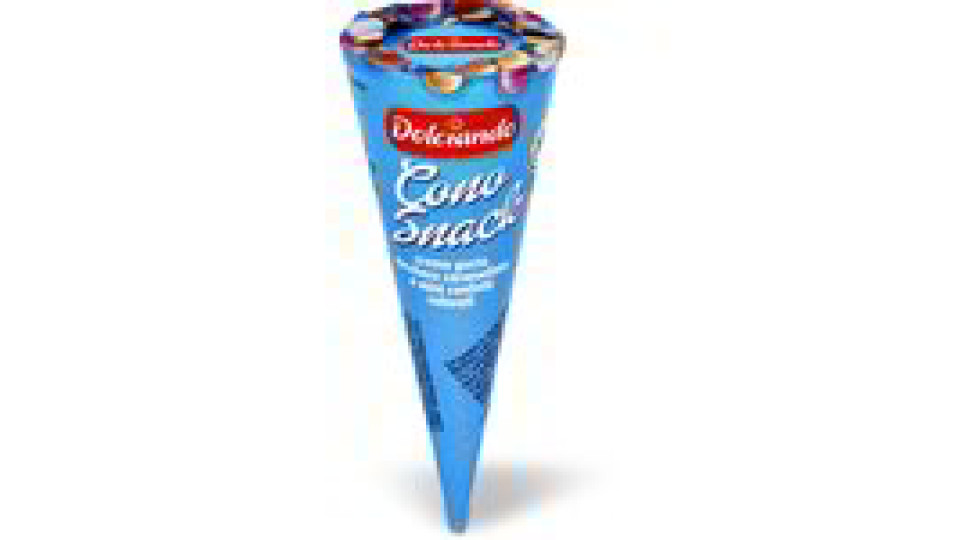 Mini cono snack allo zucchero caramellato e mini confetti colorati