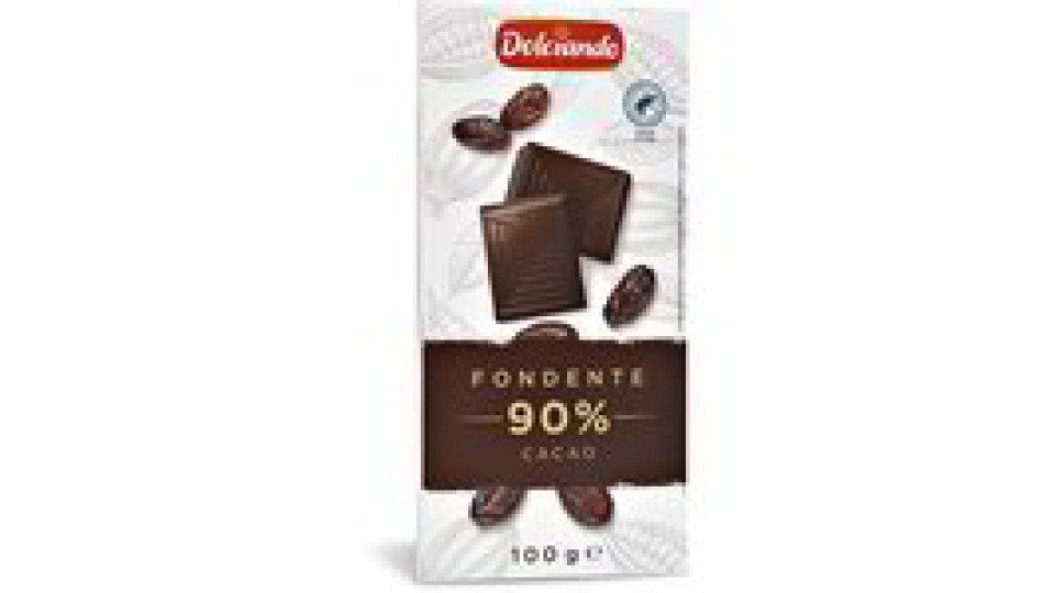 Tavoletta cioccolato fondente 90% cacao