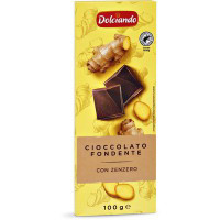Tavoletta cioccolato fondente con zenzero
