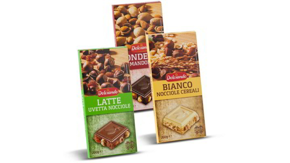 Tavoletta di cioccolato vari gusti
