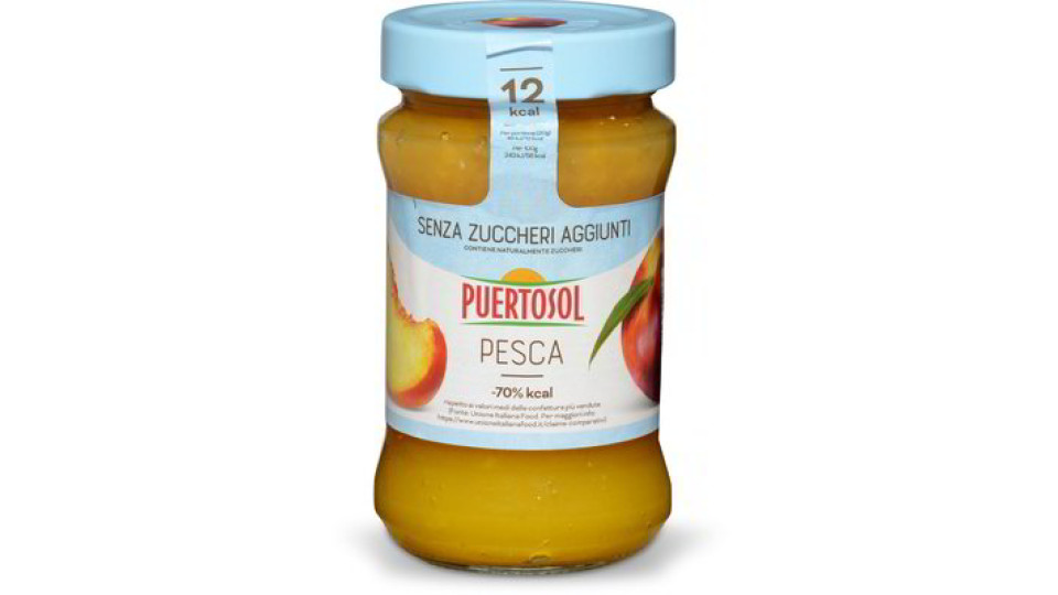 Confettura pesca senza zuccheri aggiunti