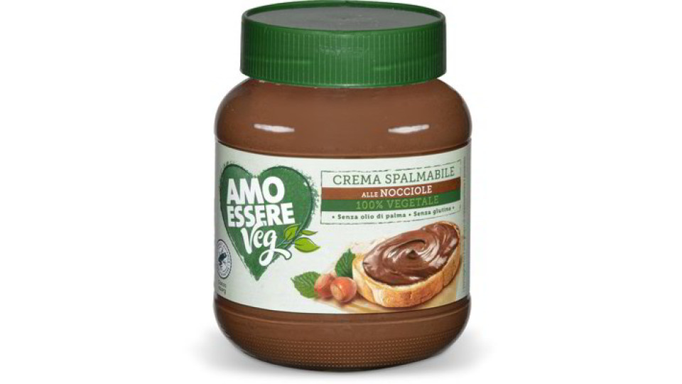Crema spalmabile vegetale alle nocciole