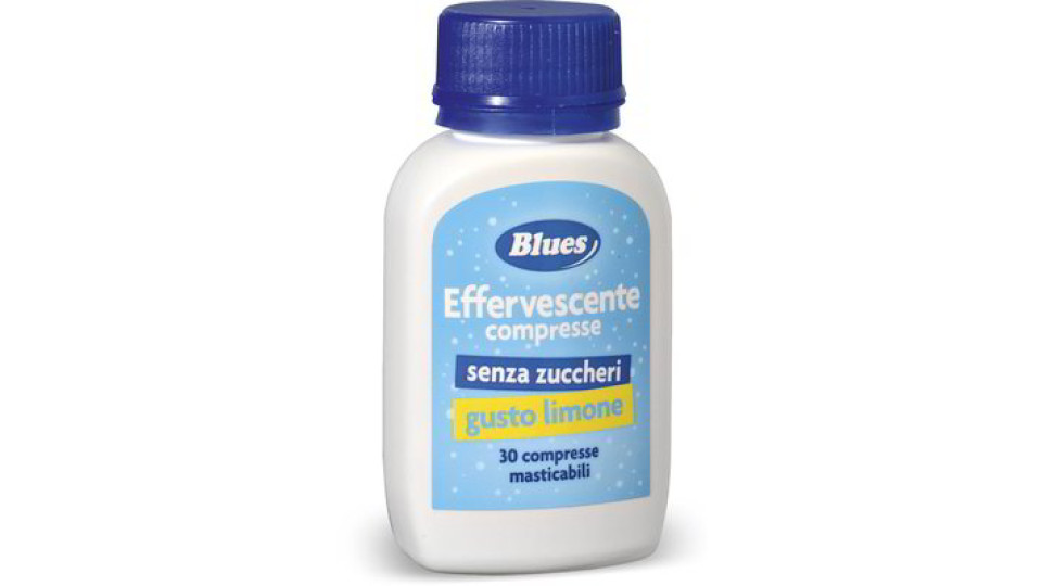 Effervescente compresse senza zuccheri al gusto di limone 30 compresse