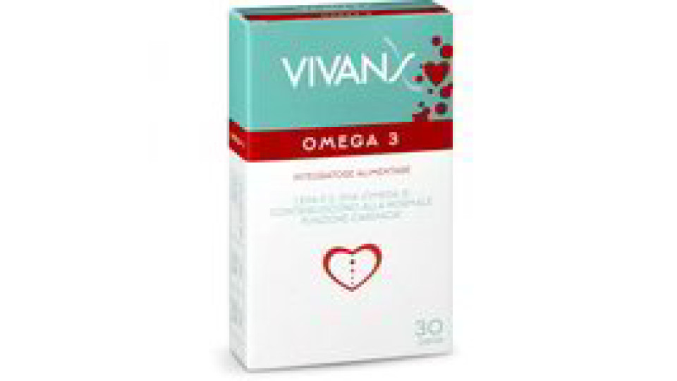 Integratore alimentare Omega 3 funzione cardiaca 30 perle