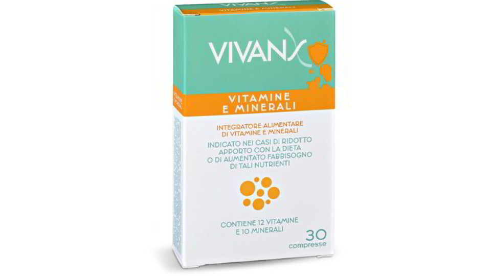 Integratore vitamine e minerali 30 compresse