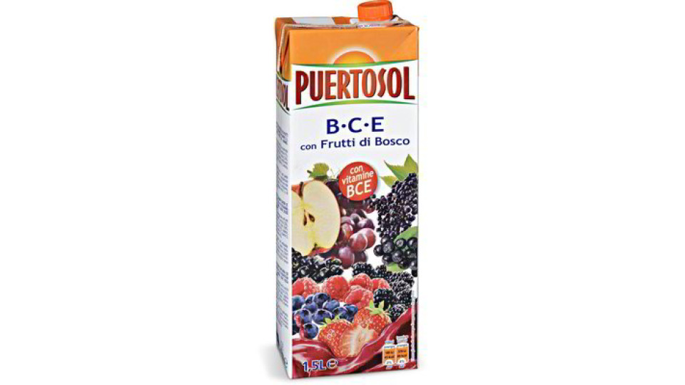Bevanda con frutti di bosco e vitamina BCE
