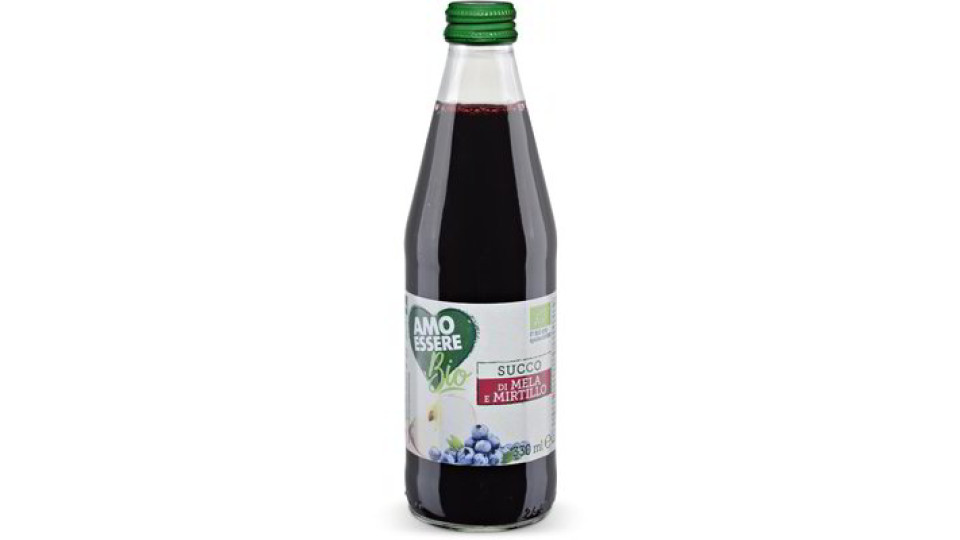 Succo di mela e mirtillo bio