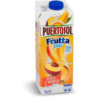 Bevanda pesca e mango con latte