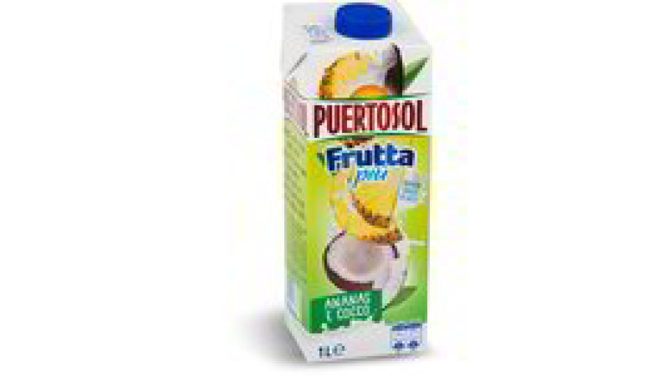 Bevanda ananas e cocco con latte