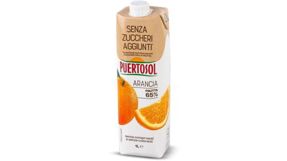Bevanda arancia senza zuccheri aggiunti*