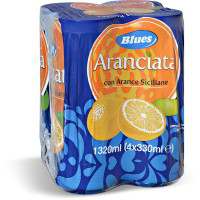 Aranciata in lattina