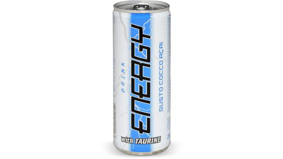 Bevanda energy drink gusto cocco açai
