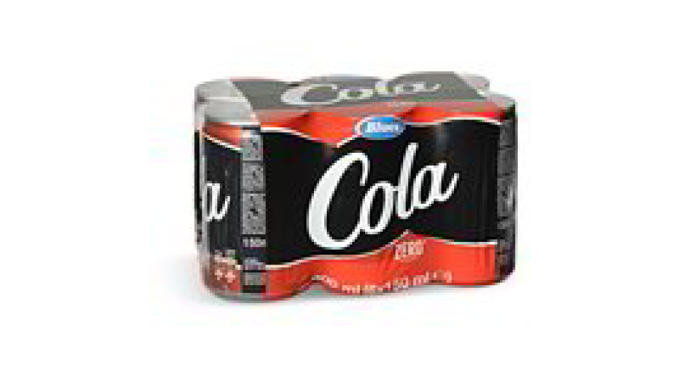 Cola zero in lattina