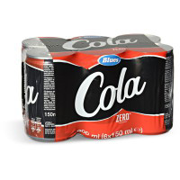 Cola zero in lattina